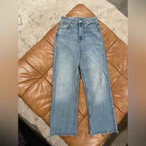 TRF High Waisted Wide Leg Jeans